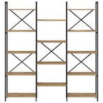 Casa si Gradina - Mobilier - Biblioteci si rafturi - Biblioteci - Raft pentru carti stejar artizanal 156 x 25 x 167.5 cm - Infinity.ro