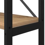 Casa si Gradina - Mobilier - Biblioteci si rafturi - Biblioteci - Raft pentru carti stejar artizanal 156 x 25 x 167.5 cm - Infinity.ro