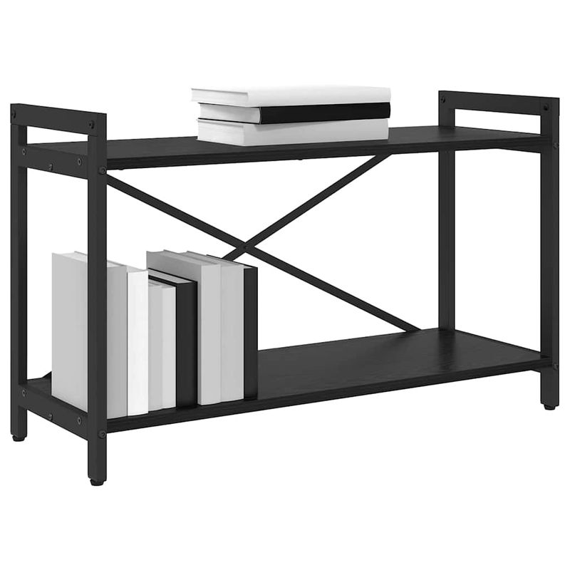 Casa si Gradina - Mobilier - Biblioteci si rafturi - Biblioteci - Biblioteca Stejar negru 80 x 30 x 48.5 cm Lemn compozit - Infinity.ro