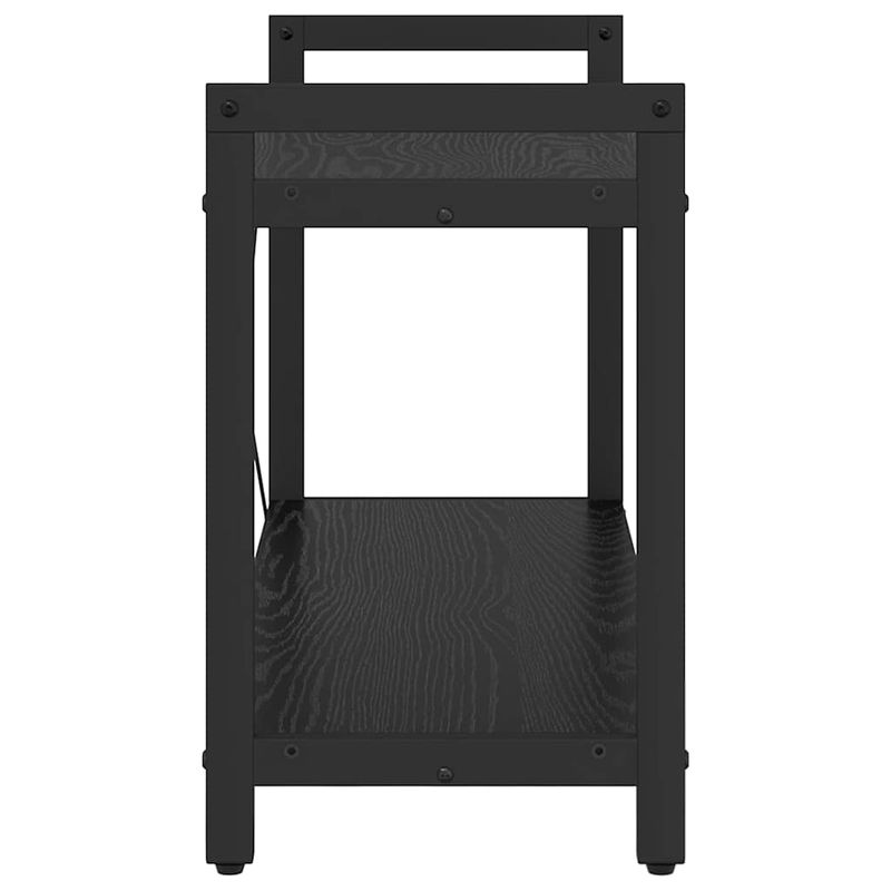 Casa si Gradina - Mobilier - Biblioteci si rafturi - Biblioteci - Biblioteca Stejar negru 80 x 30 x 48.5 cm Lemn compozit - Infinity.ro
