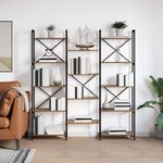 Casa si Gradina - Mobilier - Biblioteci si rafturi - Biblioteci - Raft pentru carti Lemn vechi 156 x 25 x 167.5 cm Lemn compozit - Infinity.ro