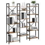 Casa si Gradina - Mobilier - Biblioteci si rafturi - Biblioteci - Raft pentru carti Lemn vechi 156 x 25 x 167.5 cm Lemn compozit - Infinity.ro