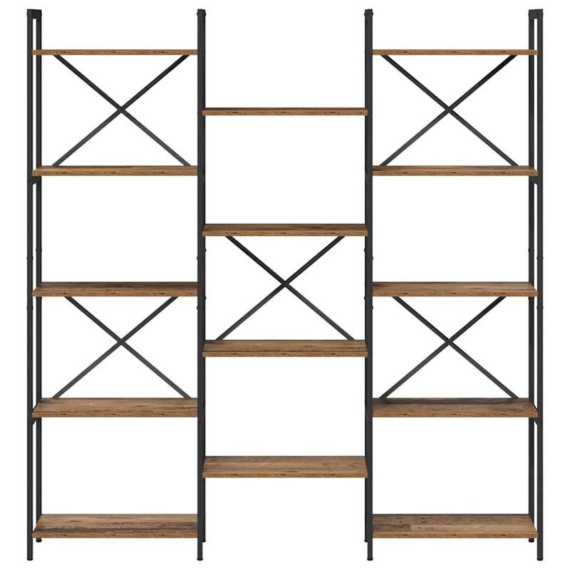 Casa si Gradina - Mobilier - Biblioteci si rafturi - Biblioteci - Raft pentru carti Lemn vechi 156 x 25 x 167.5 cm Lemn compozit - Infinity.ro