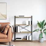 Casa si Gradina - Mobilier - Biblioteci si rafturi - Biblioteci - Biblioteca stejar artizanal 80 x 30 x 118 cm Lemn compozit - Infinity.ro