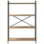 Casa si Gradina - Mobilier - Biblioteci si rafturi - Biblioteci - Biblioteca stejar artizanal 80 x 30 x 118 cm Lemn compozit - Infinity.ro