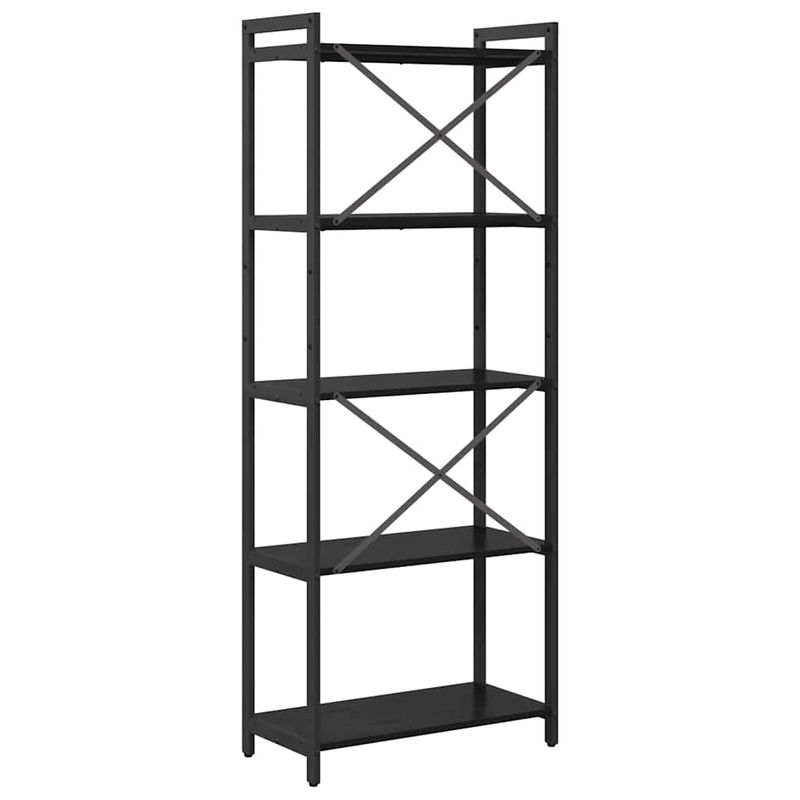 Casa si Gradina - Mobilier - Biblioteci si rafturi - Biblioteci - Biblioteca Stejar negru 60 x 30 x 153 cm Lemn compozit - Infinity.ro