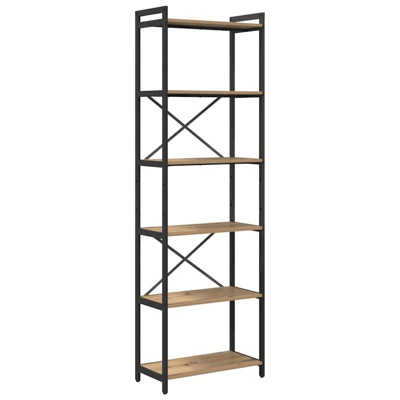 Casa si Gradina - Mobilier - Biblioteci si rafturi - Biblioteci - Biblioteca stejar artizanal 60 x 30 x 188 cm - Infinity.ro