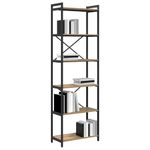 Casa si Gradina - Mobilier - Biblioteci si rafturi - Biblioteci - Biblioteca stejar artizanal 60 x 30 x 188 cm - Infinity.ro