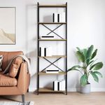 Casa si Gradina - Mobilier - Biblioteci si rafturi - Biblioteci - Biblioteca stejar artizanal 60 x 30 x 188 cm - Infinity.ro