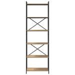 Casa si Gradina - Mobilier - Biblioteci si rafturi - Biblioteci - Biblioteca stejar artizanal 60 x 30 x 188 cm - Infinity.ro