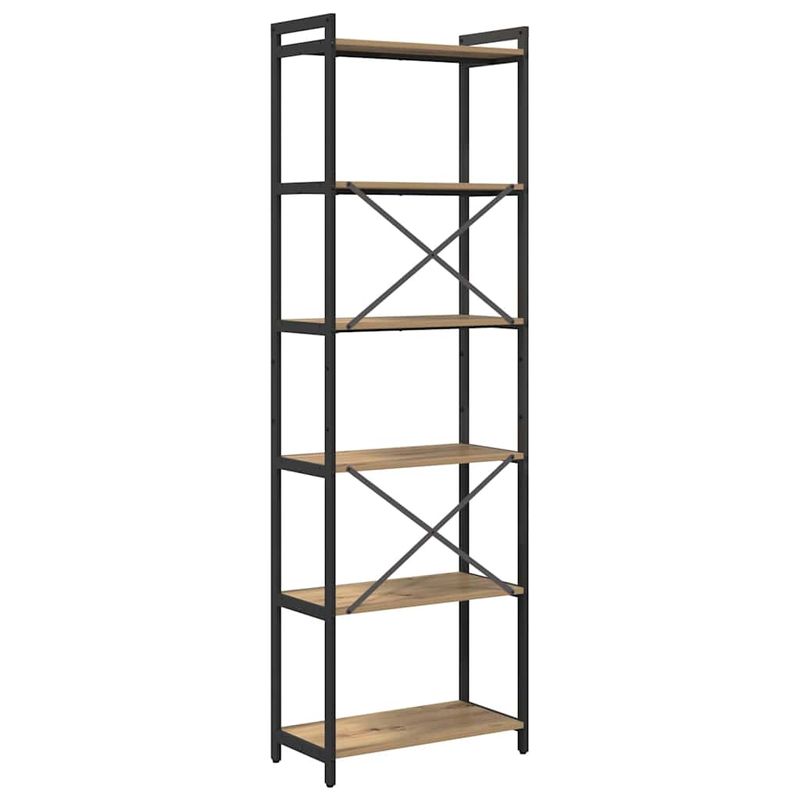 Casa si Gradina - Mobilier - Biblioteci si rafturi - Biblioteci - Biblioteca stejar artizanal 60 x 30 x 188 cm - Infinity.ro