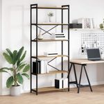 Casa si Gradina - Mobilier - Biblioteci si rafturi - Biblioteci - Biblioteca stejar artizanal 80 x 30 x 188 cm Lemn compozit - Infinity.ro