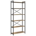 Casa si Gradina - Mobilier - Biblioteci si rafturi - Biblioteci - Biblioteca stejar artizanal 80 x 30 x 188 cm Lemn compozit - Infinity.ro