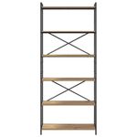 Casa si Gradina - Mobilier - Biblioteci si rafturi - Biblioteci - Biblioteca stejar artizanal 80 x 30 x 188 cm Lemn compozit - Infinity.ro