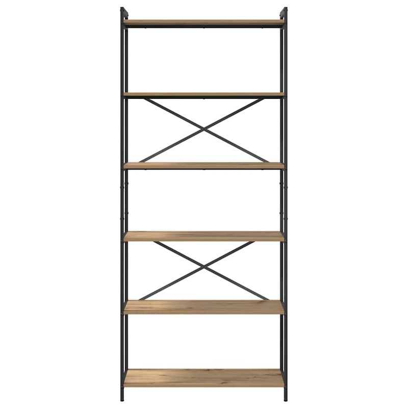 Casa si Gradina - Mobilier - Biblioteci si rafturi - Biblioteci - Biblioteca stejar artizanal 80 x 30 x 188 cm Lemn compozit - Infinity.ro