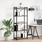 Casa si Gradina - Mobilier - Biblioteci si rafturi - Biblioteci - Biblioteca Lemn vechi 60 x 30 x 153 cm Lemn compozit - Infinity.ro