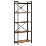 Casa si Gradina - Mobilier - Biblioteci si rafturi - Biblioteci - Biblioteca Lemn vechi 60 x 30 x 153 cm Lemn compozit - Infinity.ro
