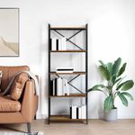 Casa si Gradina - Mobilier - Biblioteci si rafturi - Biblioteci - Biblioteca Lemn vechi 60 x 30 x 153 cm Lemn compozit - Infinity.ro