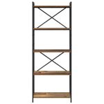 Casa si Gradina - Mobilier - Biblioteci si rafturi - Biblioteci - Biblioteca Lemn vechi 60 x 30 x 153 cm Lemn compozit - Infinity.ro