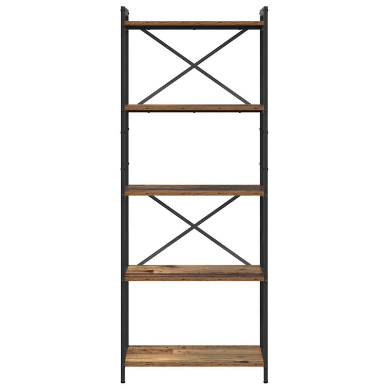 Casa si Gradina - Mobilier - Biblioteci si rafturi - Biblioteci - Biblioteca Lemn vechi 60 x 30 x 153 cm Lemn compozit - Infinity.ro