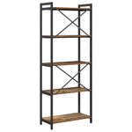 Casa si Gradina - Mobilier - Biblioteci si rafturi - Biblioteci - Biblioteca Lemn vechi 60 x 30 x 153 cm Lemn compozit - Infinity.ro