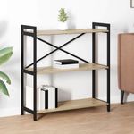 Casa si Gradina - Mobilier - Biblioteci si rafturi - Biblioteci - Biblioteca Stejar sonoma 80 x 30 x 83 cm PAL - Infinity.ro