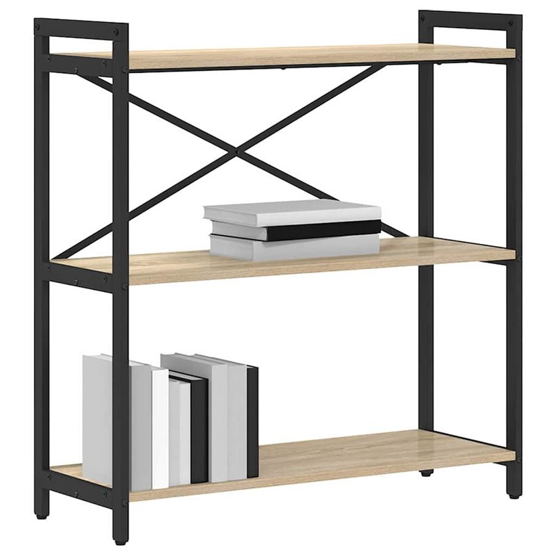 Casa si Gradina - Mobilier - Biblioteci si rafturi - Biblioteci - Biblioteca Stejar sonoma 80 x 30 x 83 cm PAL - Infinity.ro