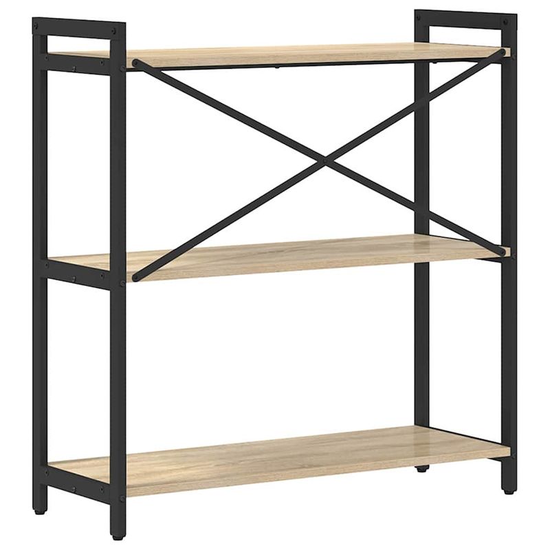 Casa si Gradina - Mobilier - Biblioteci si rafturi - Biblioteci - Biblioteca Stejar sonoma 80 x 30 x 83 cm PAL - Infinity.ro