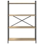 Casa si Gradina - Mobilier - Biblioteci si rafturi - Biblioteci - Biblioteca Stejar sonoma 80 x 30 x 118 cm PAL - Infinity.ro
