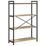 Casa si Gradina - Mobilier - Biblioteci si rafturi - Biblioteci - Biblioteca Stejar sonoma 80 x 30 x 118 cm PAL - Infinity.ro