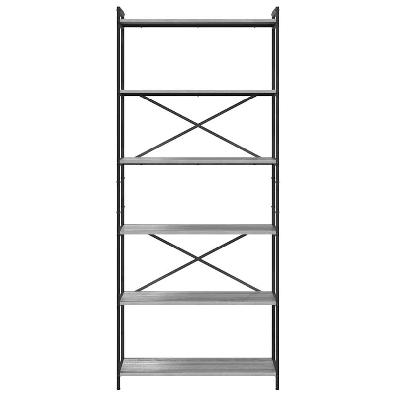 Casa si Gradina - Mobilier - Biblioteci si rafturi - Biblioteci - Biblioteca sonoma gri 80 x 30 x 188 cm Lemn compozit - Infinity.ro