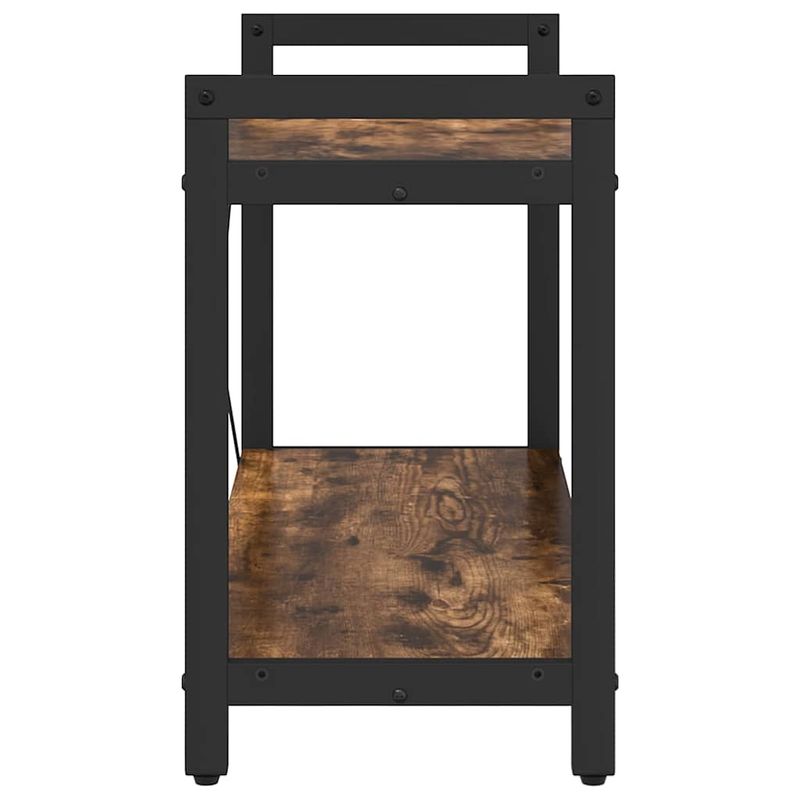 Casa si Gradina - Mobilier - Biblioteci si rafturi - Biblioteci - Biblioteca Stejar afumat 80 x 30 x 48.5 cm Lemn compozit - Infinity.ro