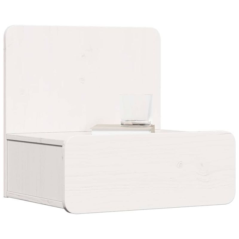 Casa si Gradina - Mobilier - Comode si corpuri - Noptiere - Noptiera Montata pe Perete cu sertar Pe perete Alb 44 x 32.5 x 40 cm - Infinity.ro