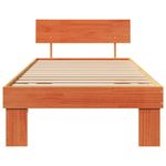 Casa si Gradina - Mobilier - Paturi si accesorii - Paturi - Cadru de pat Maro ceruit 100 x 200 cm Lemn de brad solid - Infinity.ro