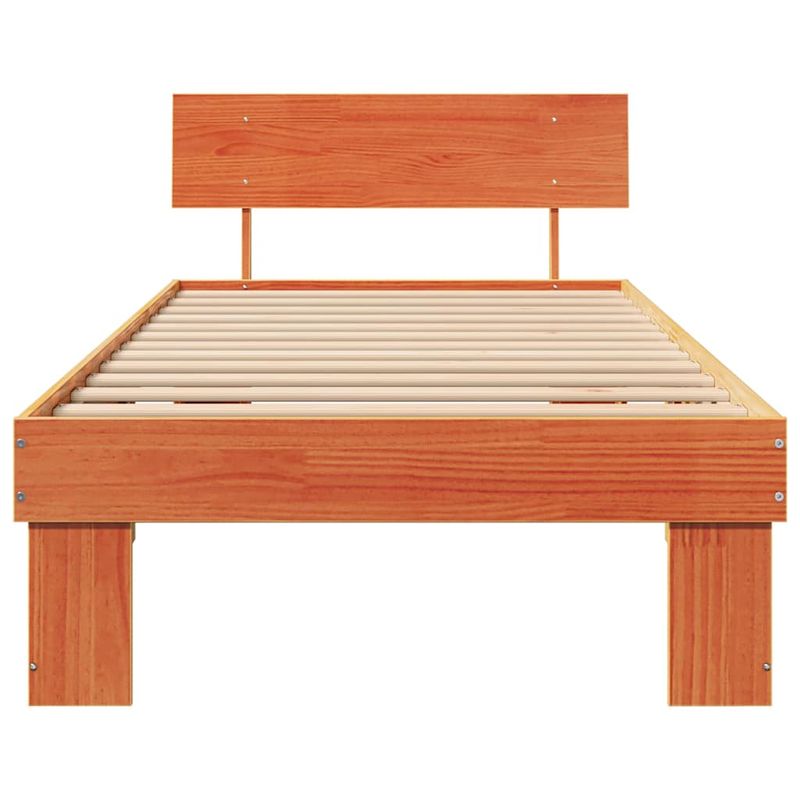 Casa si Gradina - Mobilier - Paturi si accesorii - Paturi - Cadru de pat Maro ceruit 100 x 200 cm Lemn de brad solid - Infinity.ro