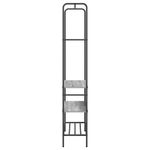 Casa si Gradina - Mobilier - Organizare si depozitare - Cuiere - Suport pentru haine cu rafturi sonoma gri 77 x 30 x 171 cm - Infinity.ro