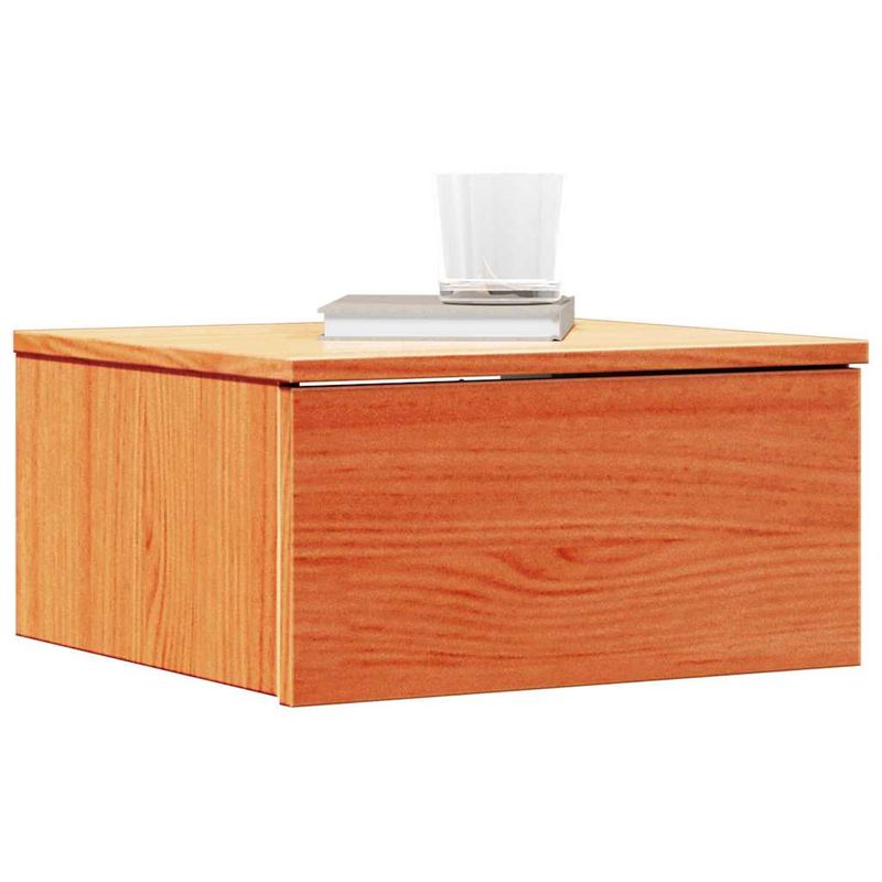 Casa si Gradina - Mobilier - Comode si corpuri - Noptiere - Noptiera Montata pe Perete Maro ceruit 37 x 35 x 18.5 cm - Infinity.ro