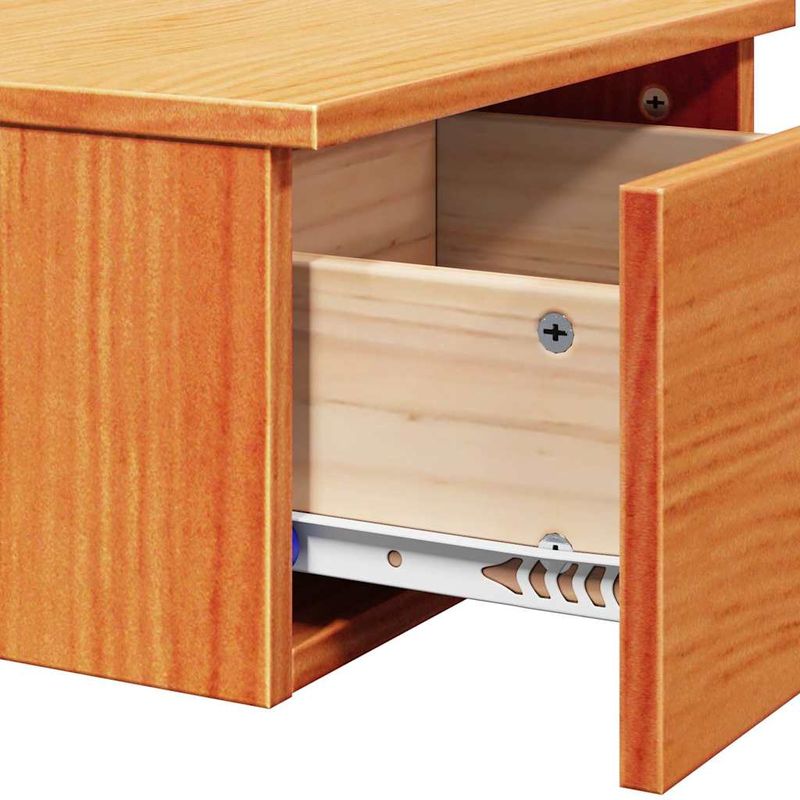 Casa si Gradina - Mobilier - Comode si corpuri - Noptiere - Noptiera Montata pe Perete Maro ceruit 37 x 35 x 18.5 cm - Infinity.ro