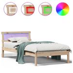 Casa si Gradina - Mobilier - Paturi si accesorii - Paturi - Cadru de pat Maro 90 x 190 cm Lemn de brad solid - Infinity.ro