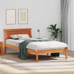 Casa si Gradina - Mobilier - Paturi si accesorii - Paturi - Cadru de pat ceara maro Maro ceruit 90 x 200 cm - Infinity.ro
