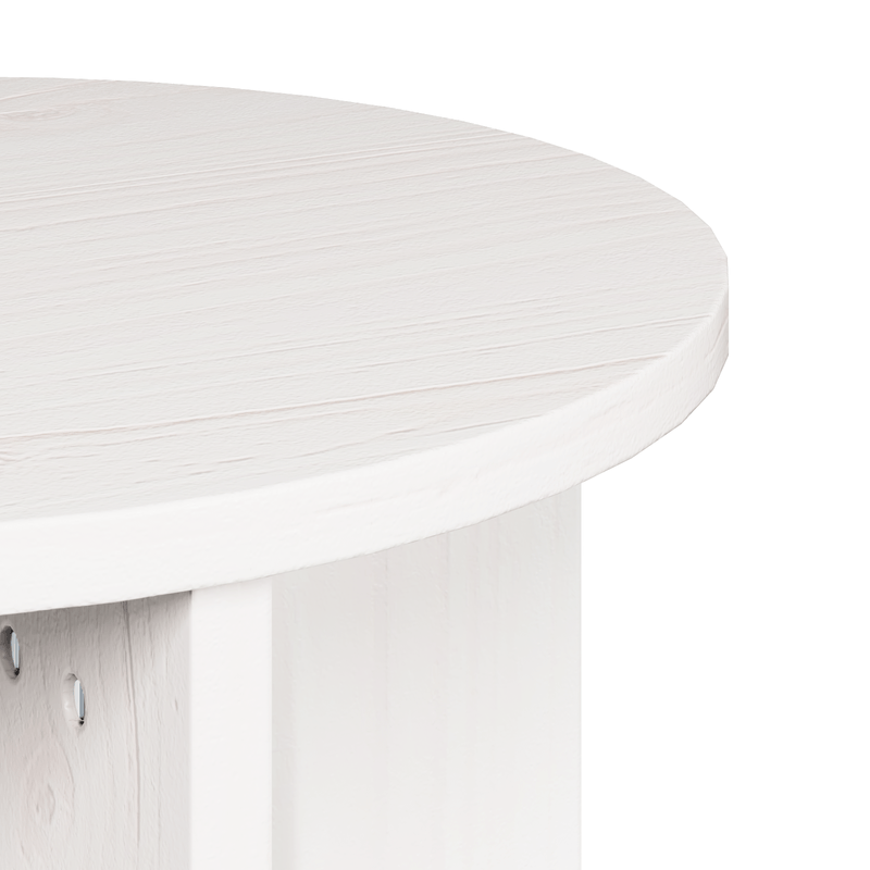 Casa si Gradina - Mobilier - Mese si birouri - Masute de cafea - Set de masute de cafea 2 pcs Alb 41.5 x 41.5 x 44 cm - Infinity.ro