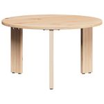 Casa si Gradina - Mobilier - Mese si birouri - Masute de cafea - Set de masute de cafea 2 pcs natural 47.5 x 47.5 x 27 cm - Infinity.ro