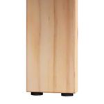 Casa si Gradina - Mobilier - Mese si birouri - Masute de cafea - Set de masute de cafea 2 pcs natural 47.5 x 47.5 x 27 cm - Infinity.ro