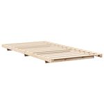 Casa si Gradina - Mobilier - Paturi si accesorii - Paturi - Cadru de pat de podea Maro 100 x 210 cm Lemn masiv de pin - Infinity.ro