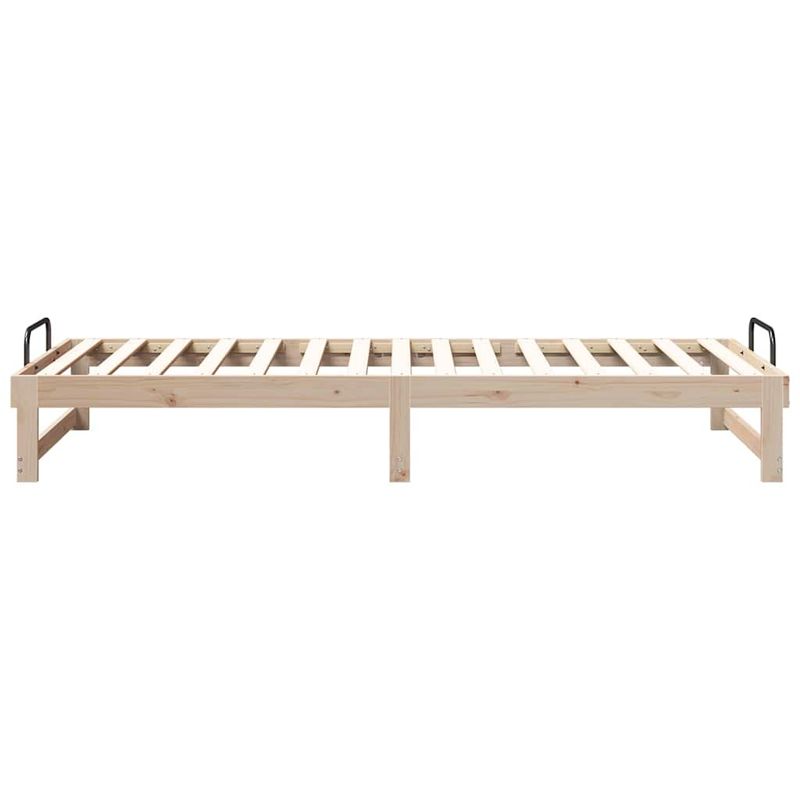 Casa si Gradina - Mobilier - Paturi si accesorii - Paturi - Cadru de pat cu maneri de transport Maro 80 x 220 cm - Infinity.ro