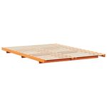 Casa si Gradina - Mobilier - Paturi si accesorii - Paturi - Cadru de pat de podea Maro ceruit 140 x 210 cm - Infinity.ro