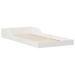 Casa si Gradina - Mobilier - Paturi si accesorii - Paturi - Cadru de pat Alb 90 x 200 cm Lemn masiv de pin - Infinity.ro
