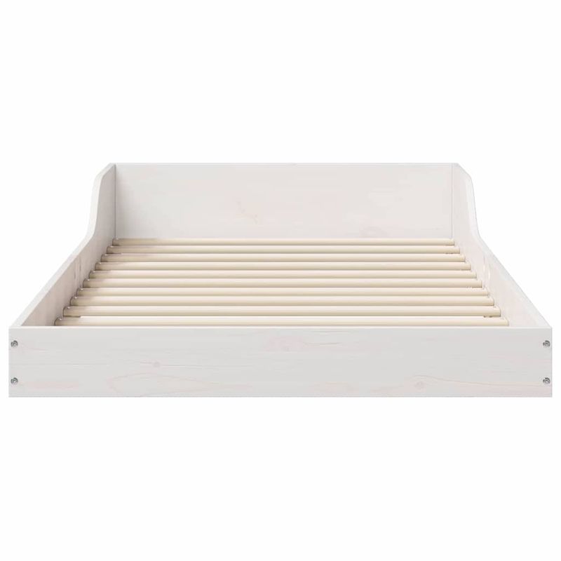Casa si Gradina - Mobilier - Paturi si accesorii - Paturi - Cadru de pat Alb 90 x 200 cm Lemn masiv de pin - Infinity.ro