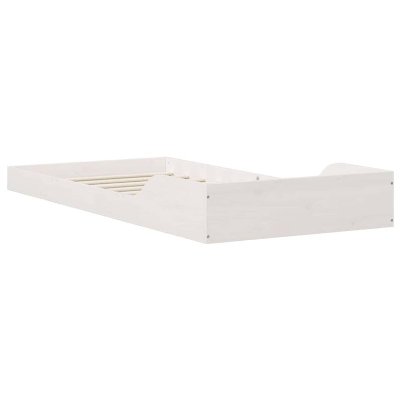 Casa si Gradina - Mobilier - Paturi si accesorii - Paturi - Cadru de pat Alb 90 x 200 cm Lemn masiv de pin - Infinity.ro
