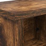 Casa si Gradina - Mobilier - Biblioteci si rafturi - Rafturi - Racator de paltoane montat pe perete cu raft Pe perete Stejar afumat - Infinity.ro